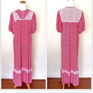 Vintage Cottagecore Maxi Dress